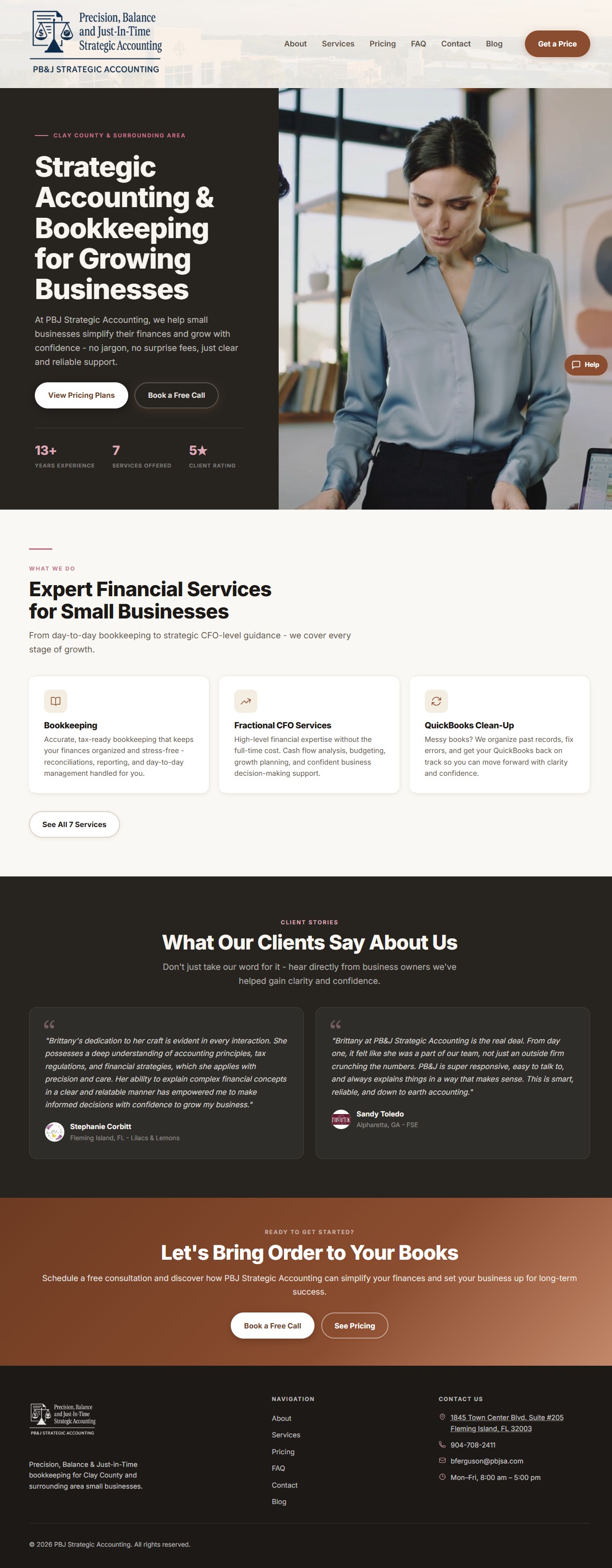 PBJ redesign homepage